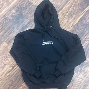 Lonely Ghost “I Love You Say It Back” Hoodie Size small.